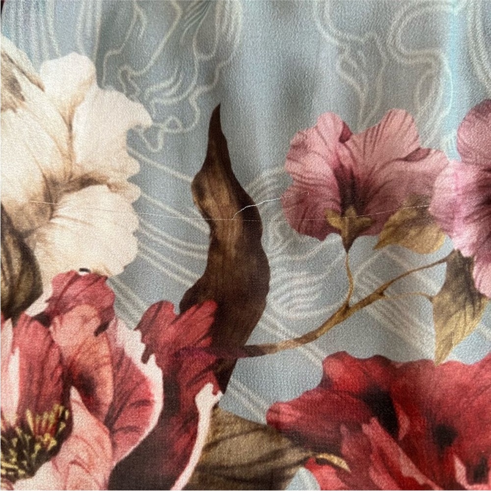 Patbo Peony Print Midi Dress xs 0 Bronx - Picture 8 of 13